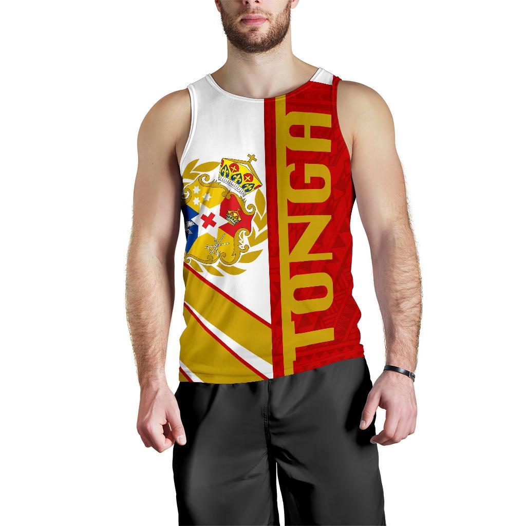 Kingdom Of Tonga Men's Tank Top - Half Concept - Vibe Hoodie Shop