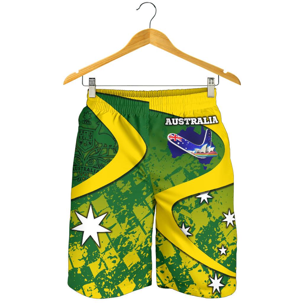 Shorts - Australia National Color Shorts - Men - Vibe Hoodie Shop