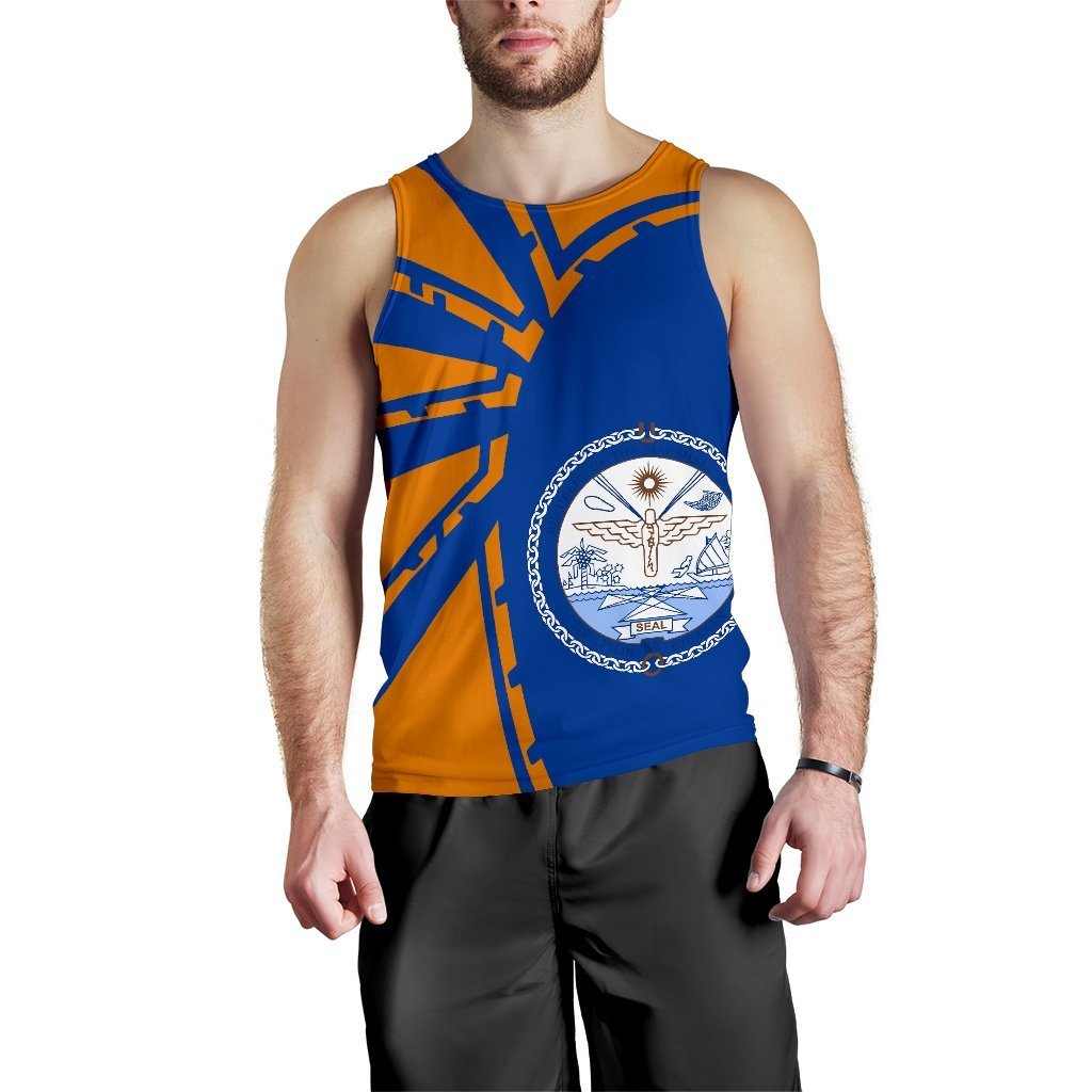 Marshall Islands Tank Top For Men Premium Style - Vibe Hoodie Shop