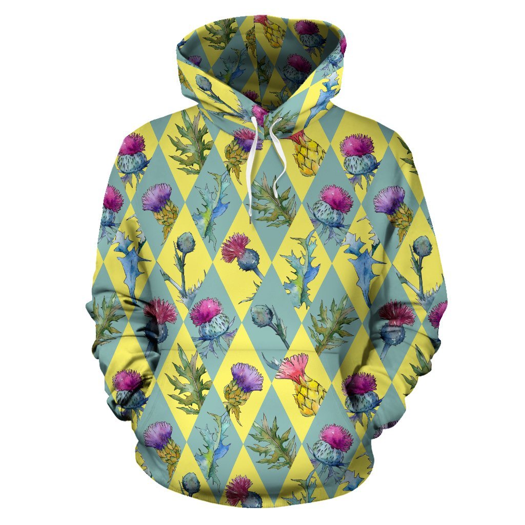 Scotland Hoodie - Yellow Thistle - Vibe Hoodie Shop