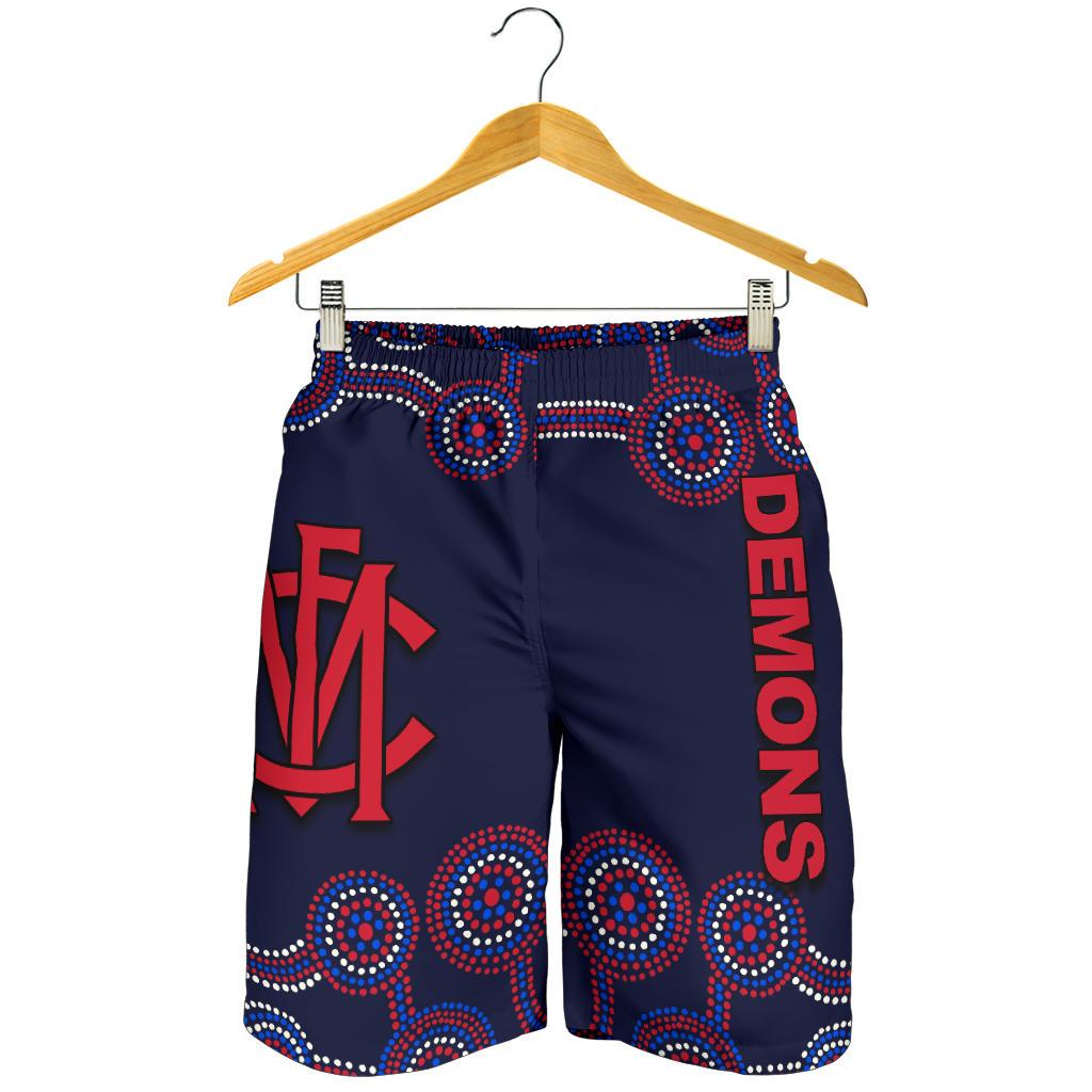 Demons All Over Print Men's Shorts - Vibe Hoodie Shop