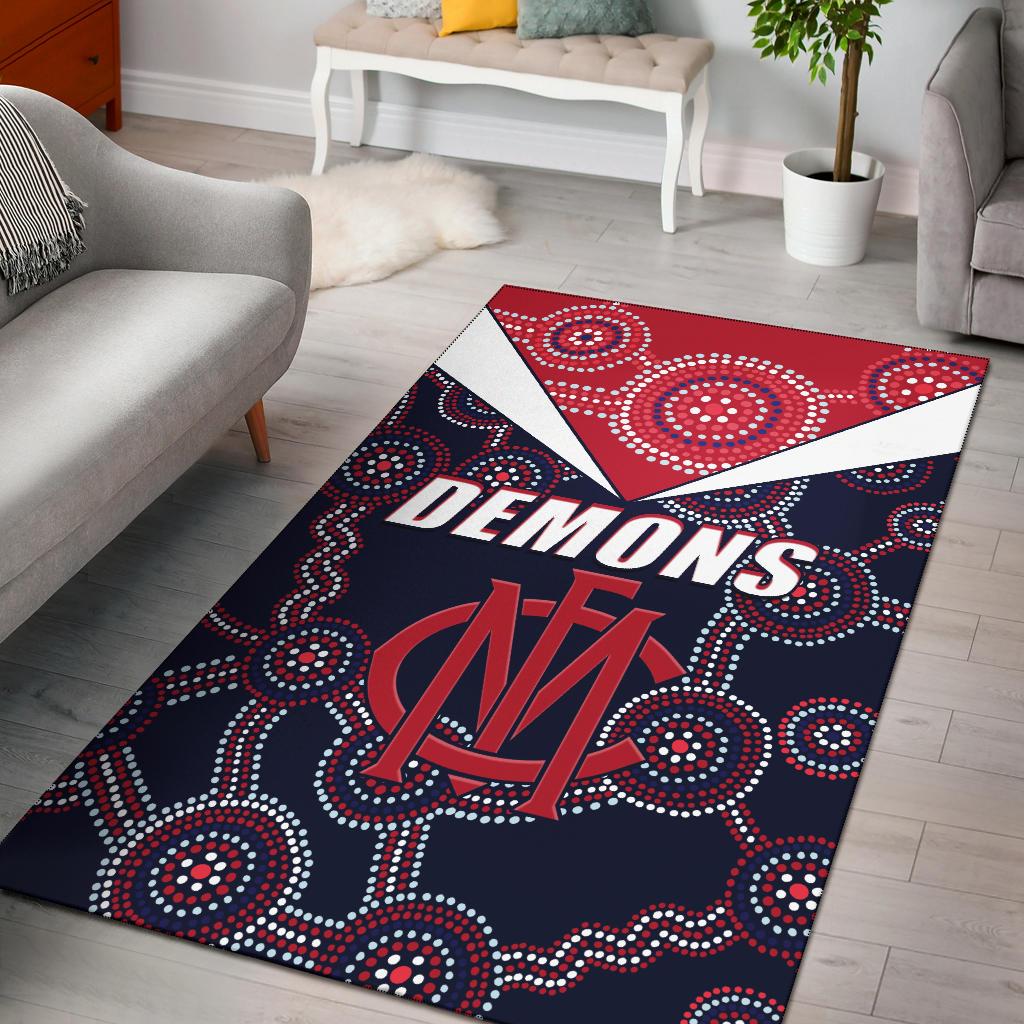 Demons Indigenous Area Rug Melbourne Fancy - Vibe Hoodie Shop