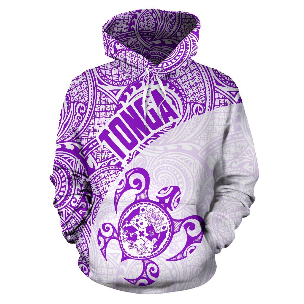 Hoodie Tonga Coat Of Arms Turtle Polynesian Pattern 10 - Vibe Hoodie Shop