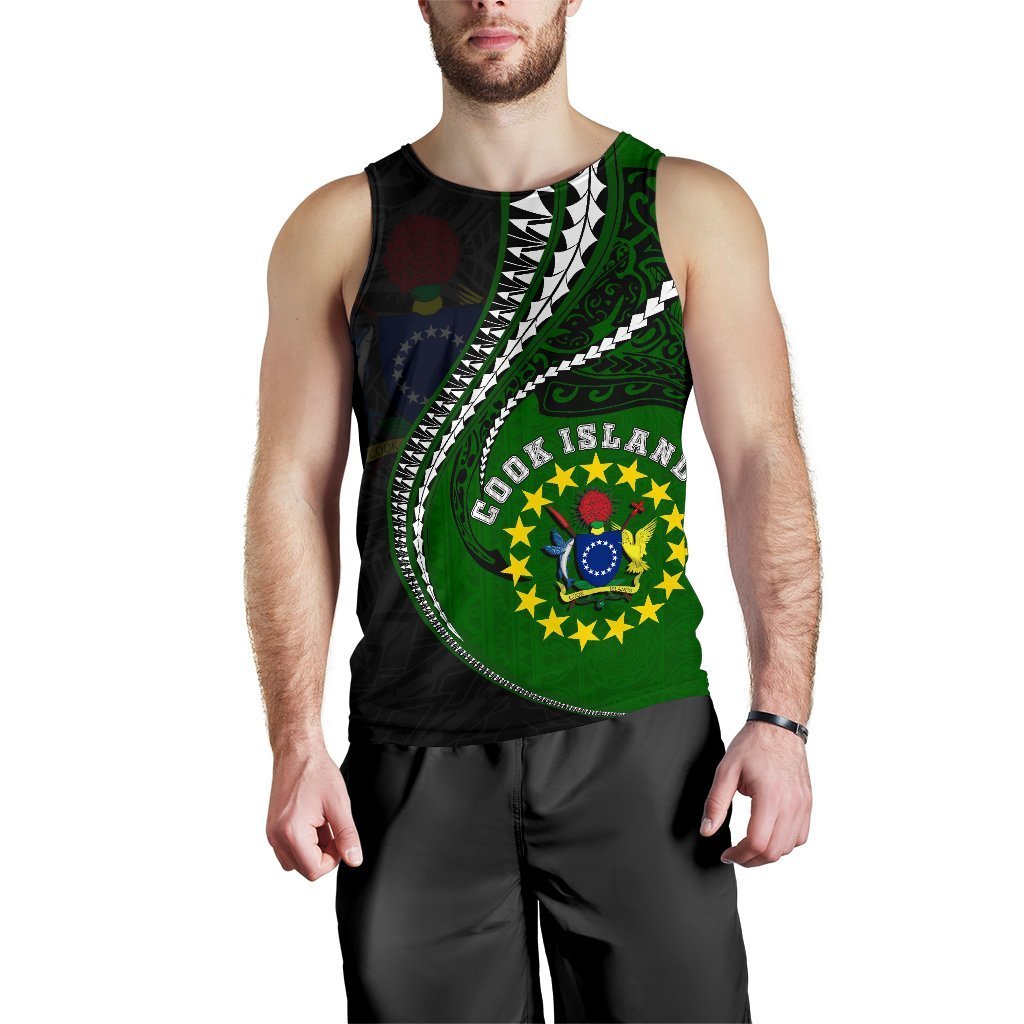 Cook Islands Men's Tank Top Kanaloa Tatau Gen Ck - Vibe Hoodie Shop