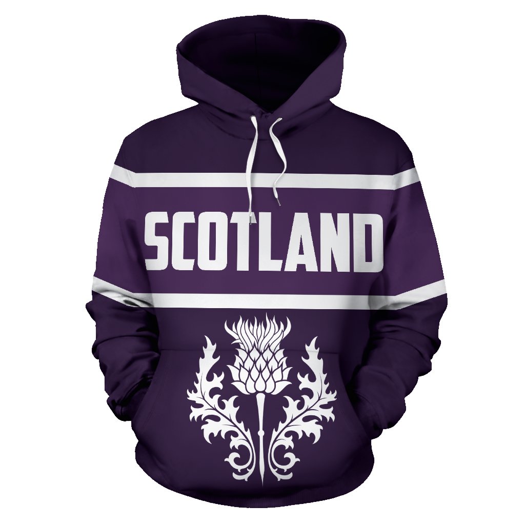 Scotland Hoodie Thistle In Me Purple - Vibe Hoodie Shop