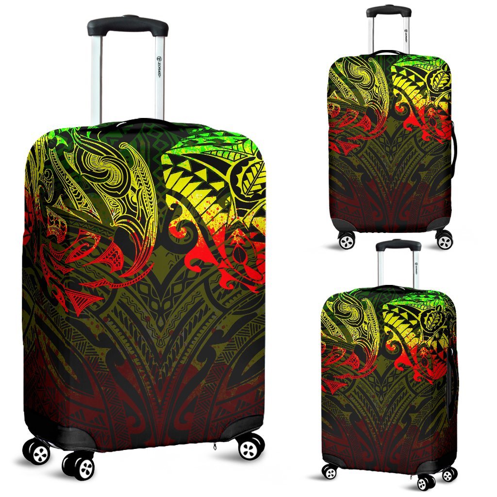 New Zealand Luggage Covers, Maori Polynesian Tattoo Reggage - Vibe Hoodie Shop