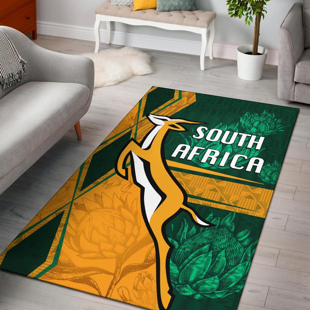 South Africa Area Rug Springboks Rugby Be Fancy - Vibe Hoodie Shop