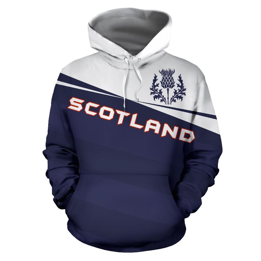 Scotland Coat Of Arms And Thistle Hoodie - Vivian Style - Vibe Hoodie Shop