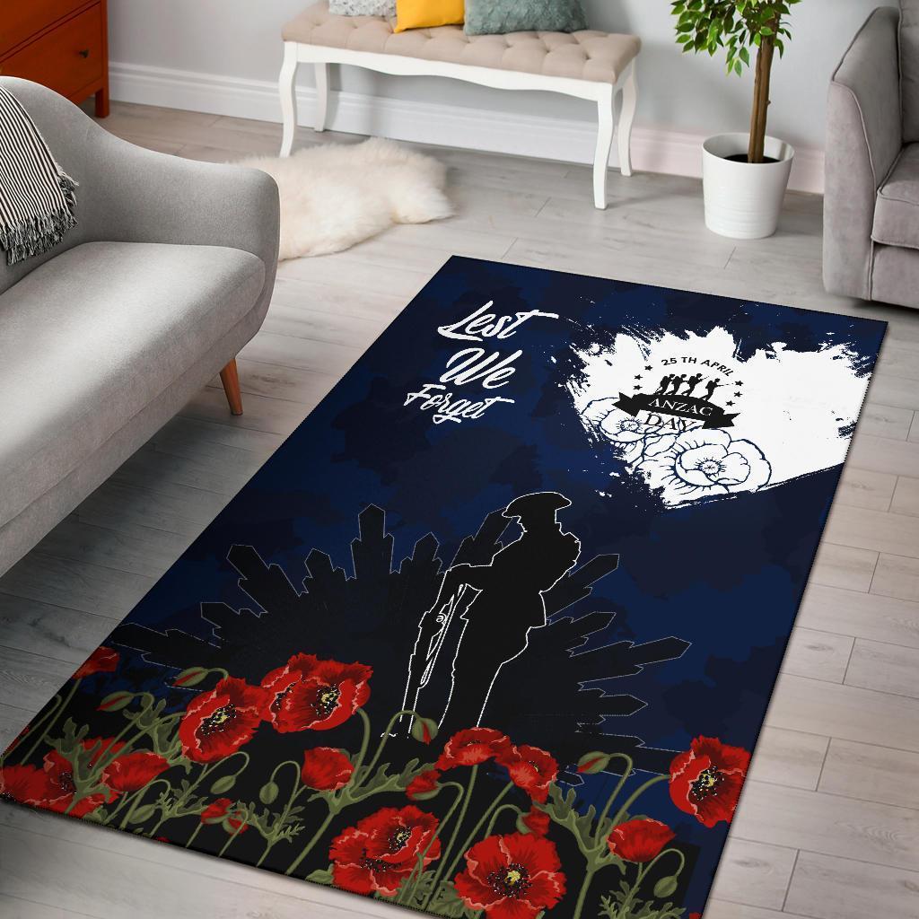 ANZAC Day Area Rug - Australia ANZAC Day 2021 - Vibe Hoodie Shop