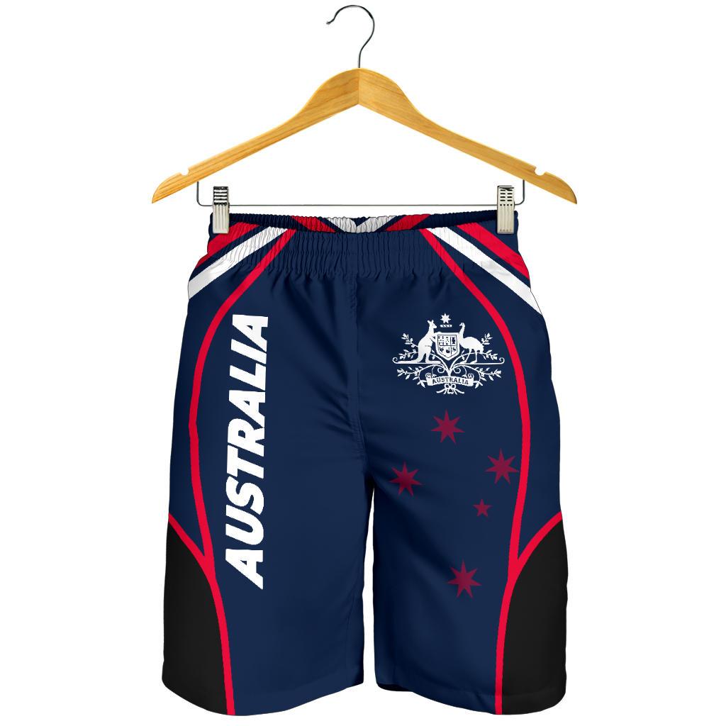 Men's Shorts - Australian Coat Of Arms Shorts - Vibe Hoodie Shop