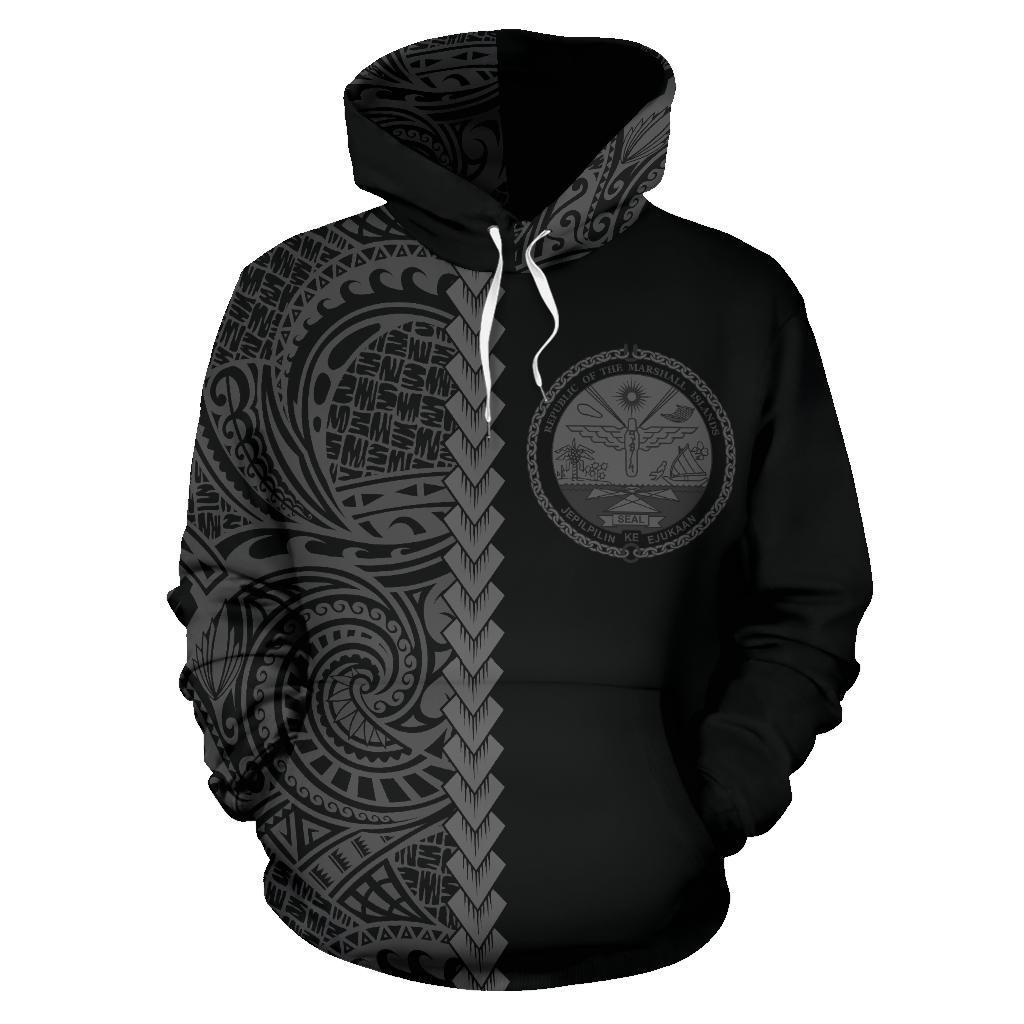 Marshall Islands Hoodie Polynesian - Half Style - Vibe Hoodie Shop