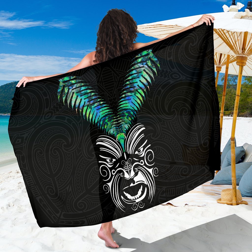 New Zealand Maori Moko Sarong Paua Shell - Vibe Hoodie Shop