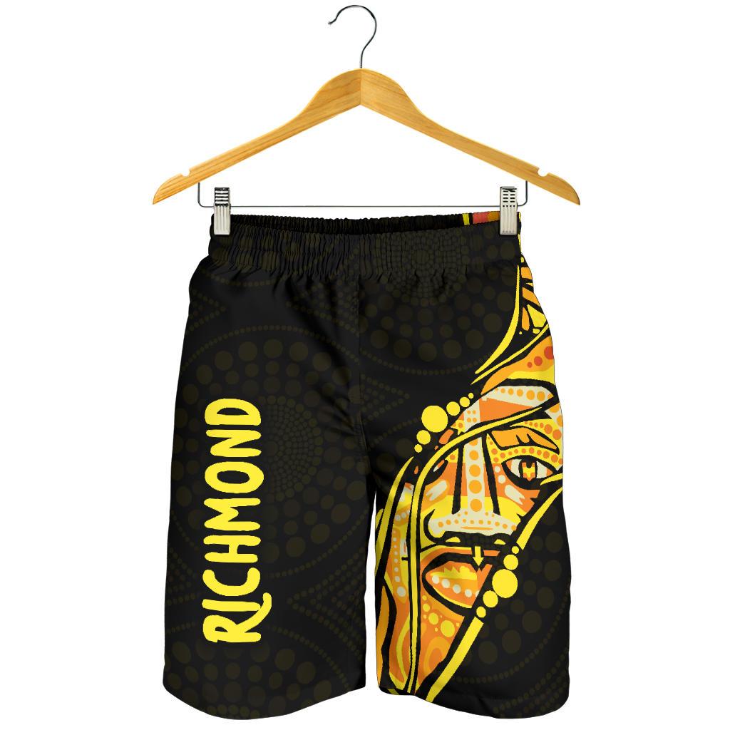 Richmond Men Shorts Tigers Limited Indigenous - Vibe Hoodie Shop