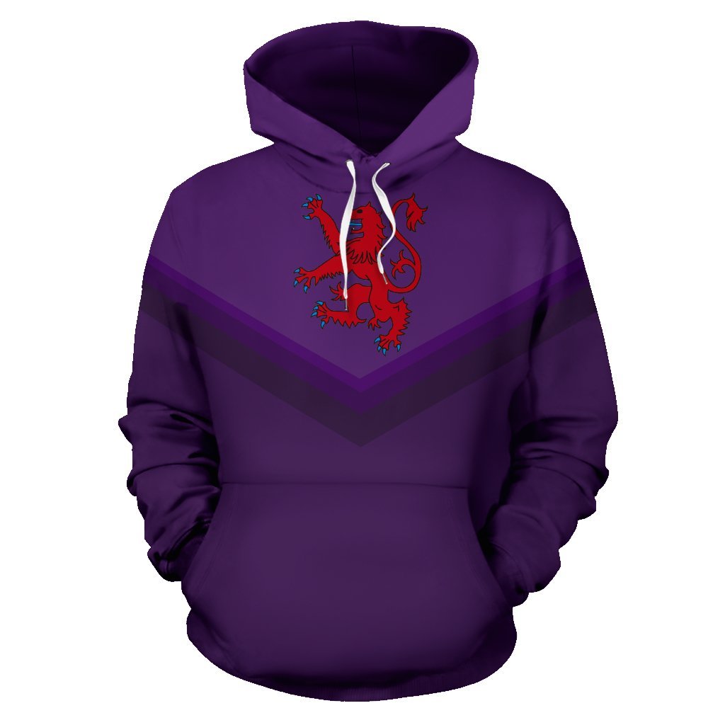 Scotland Lion Always In Me Violet Hoodie - Vibe Hoodie Shop