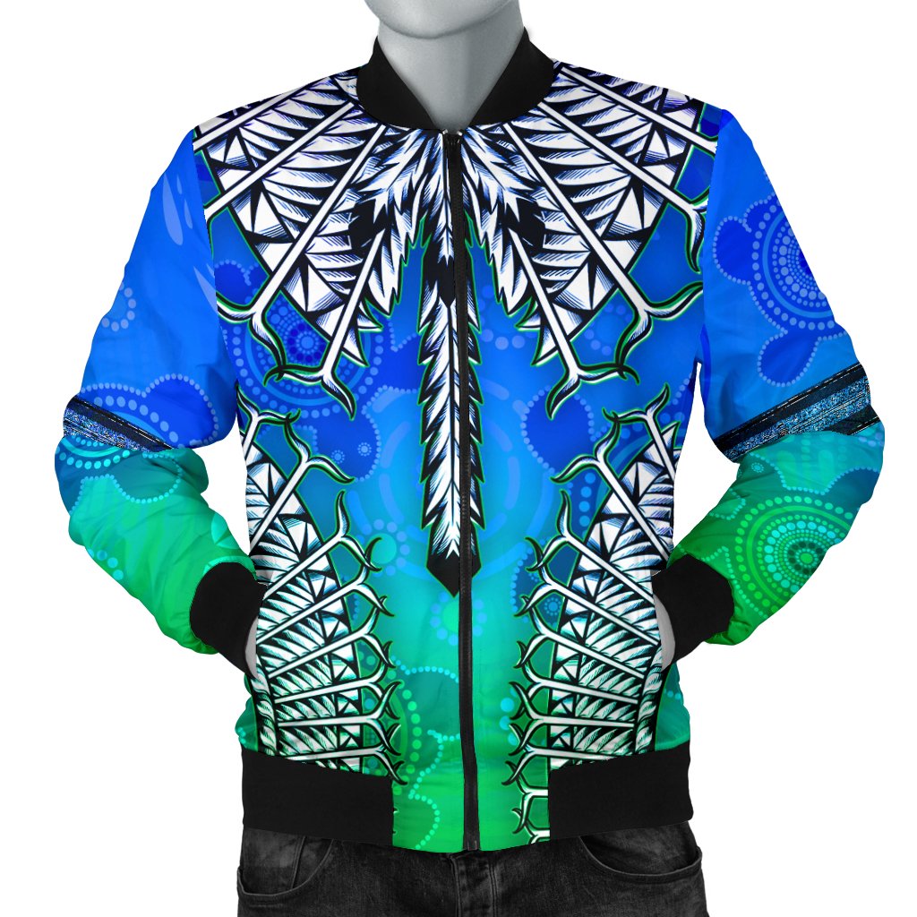 Men Bomber Jacket - Turtle With Dhari Mask Ver 02 - Vibe Hoodie Shop