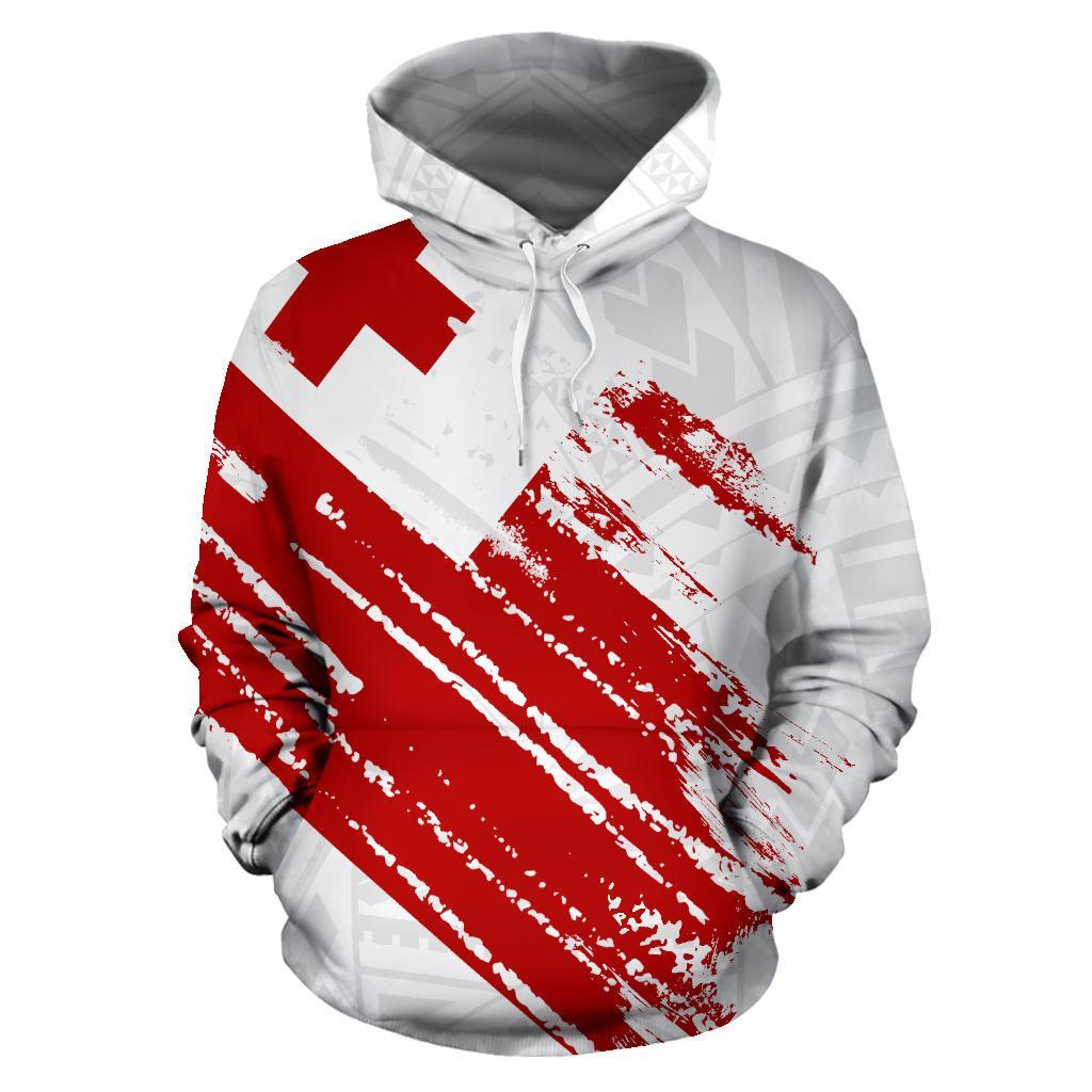 Hoodie Tonga Flag Coat Of Arms Polynesian - 02 - Vibe Hoodie Shop