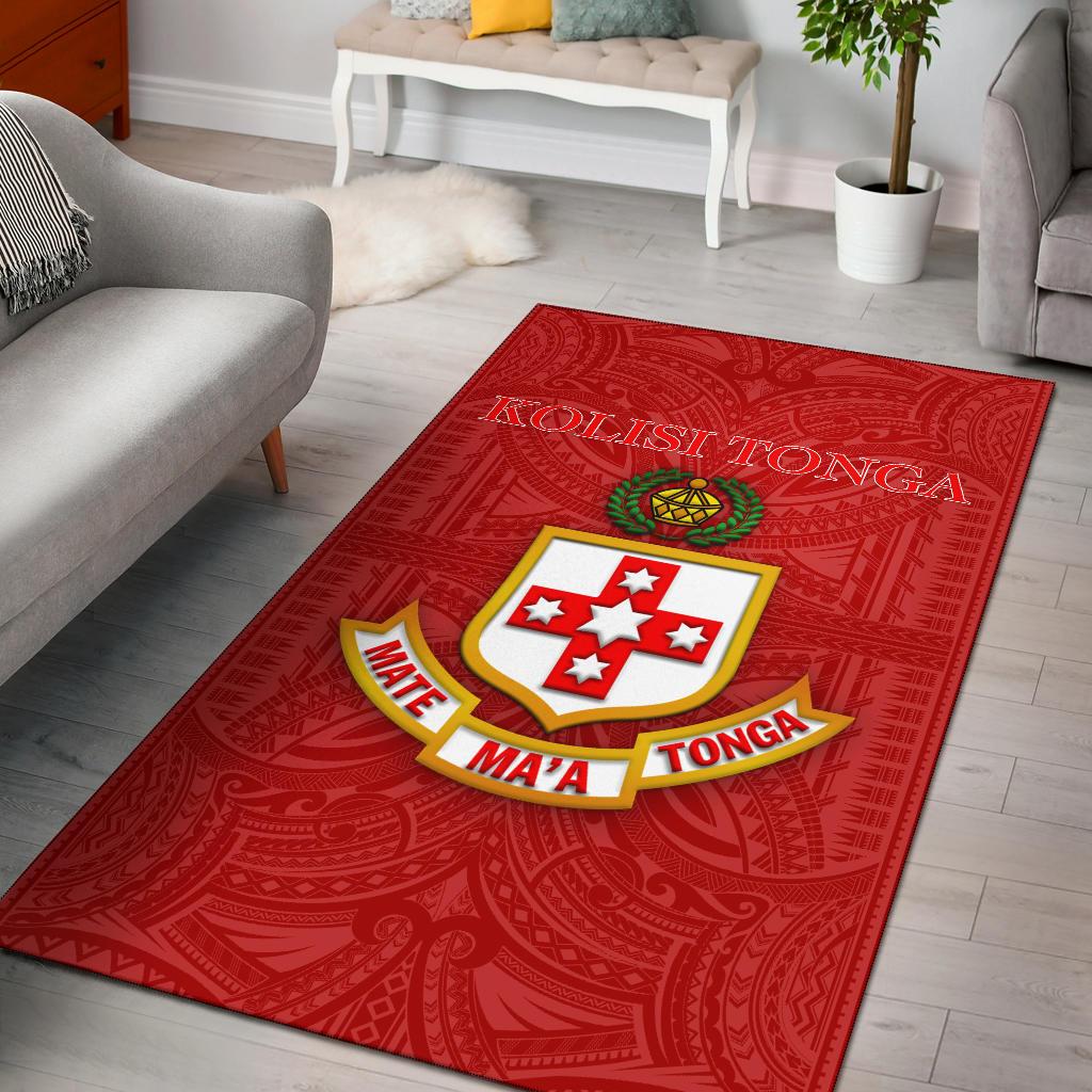 Kolisi Tonga Area Rug Mate Ma'a Tonga Unique Rugby Style - Vibe Hoodie Shop