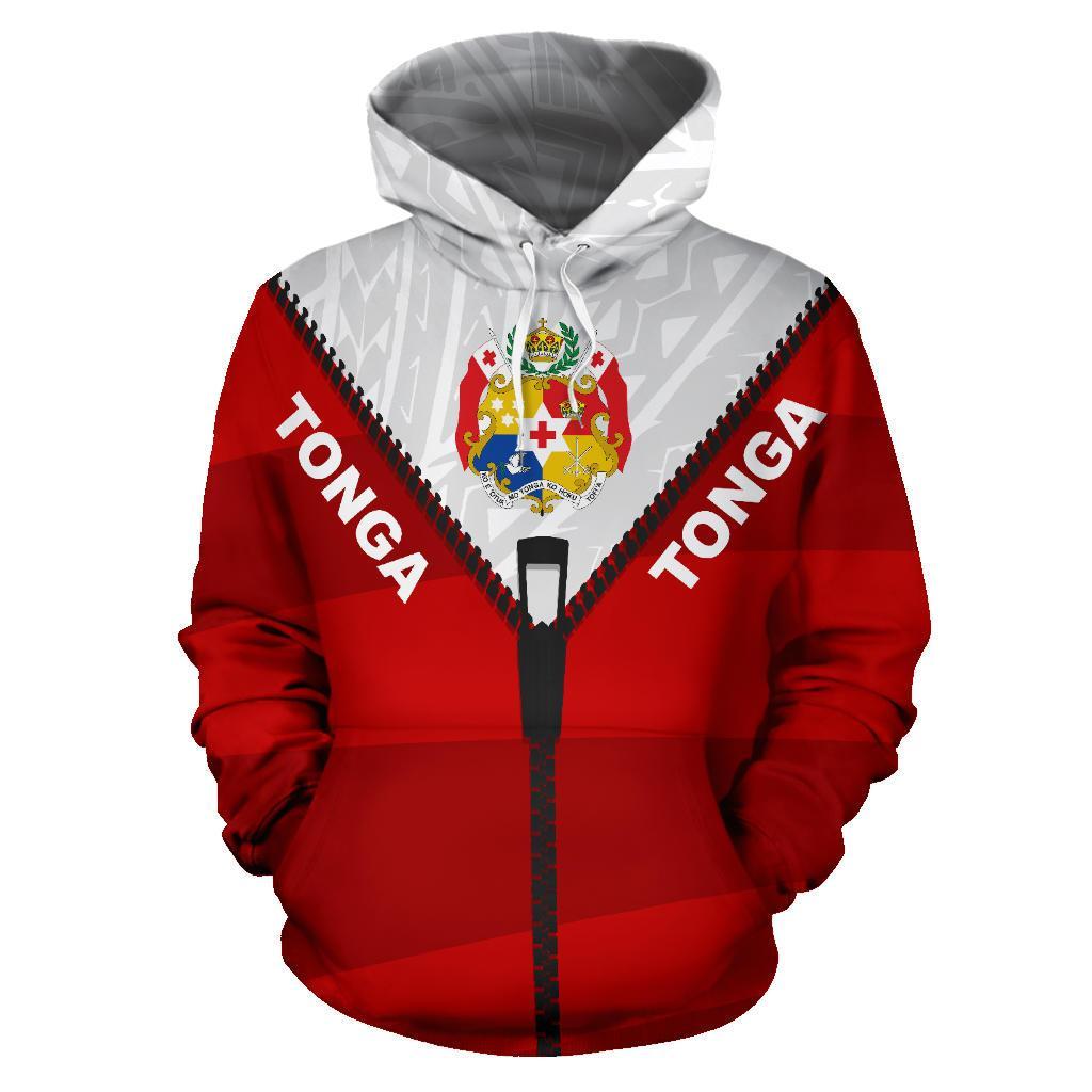 Tonga Hoodie With Straight Zipper Style 2.0 - Vibe Hoodie Shop