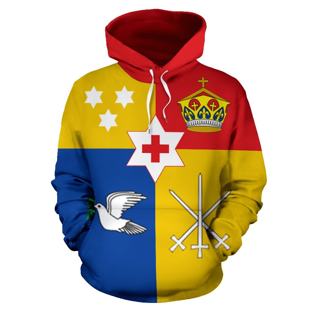 Tonga Hoodie Coat Of Arms Color - Vibe Hoodie Shop