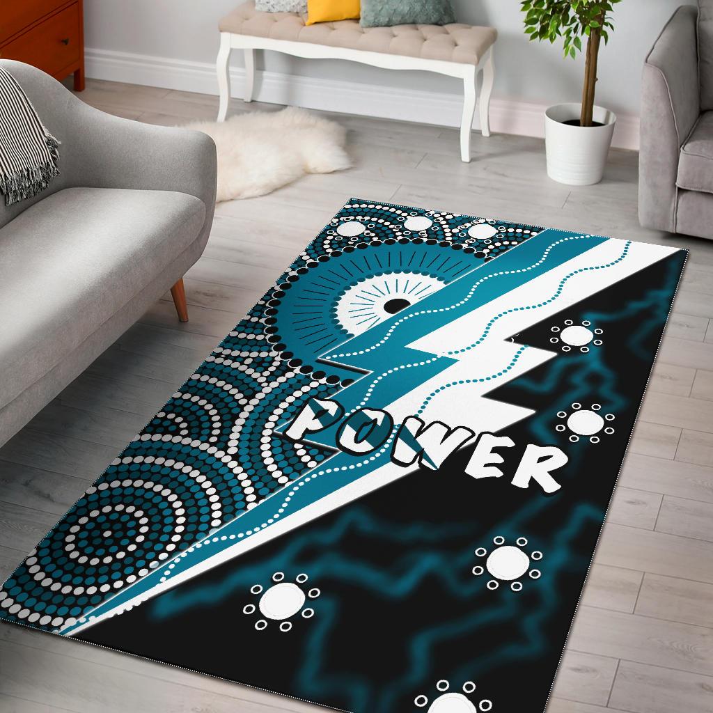 Power Area Rug Thunda Port Adelaide - Vibe Hoodie Shop