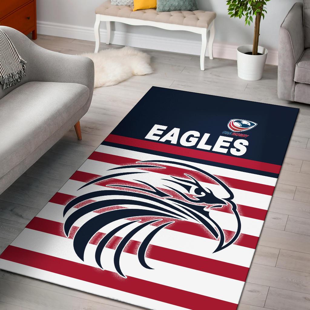 USA Rugby Area Rug Eagles Simple Style - Navy - Vibe Hoodie Shop