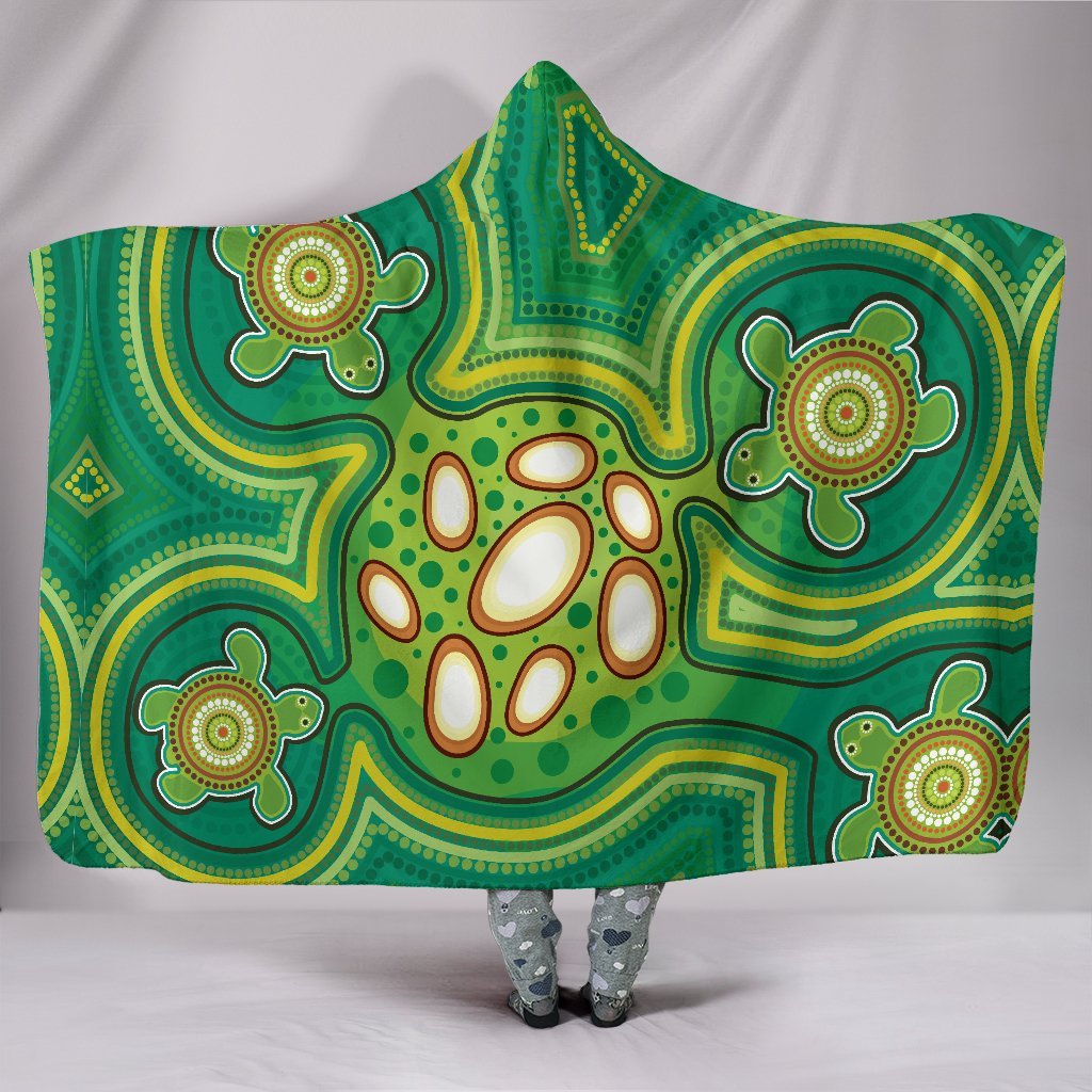 aboriginal-hooded-blanket-indegenous-dot-painting-art