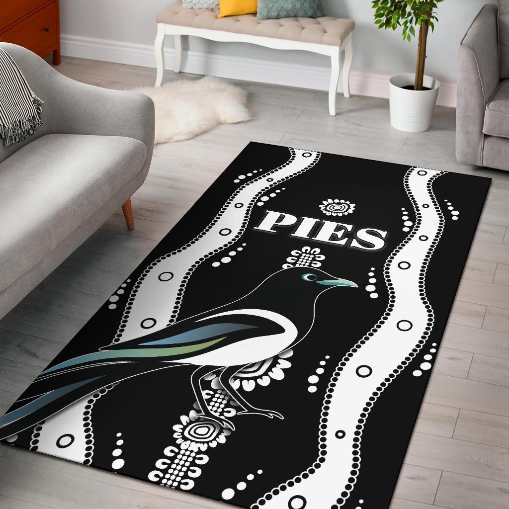 Collingwood Area Rug Pies Indigenous - Black - Vibe Hoodie Shop