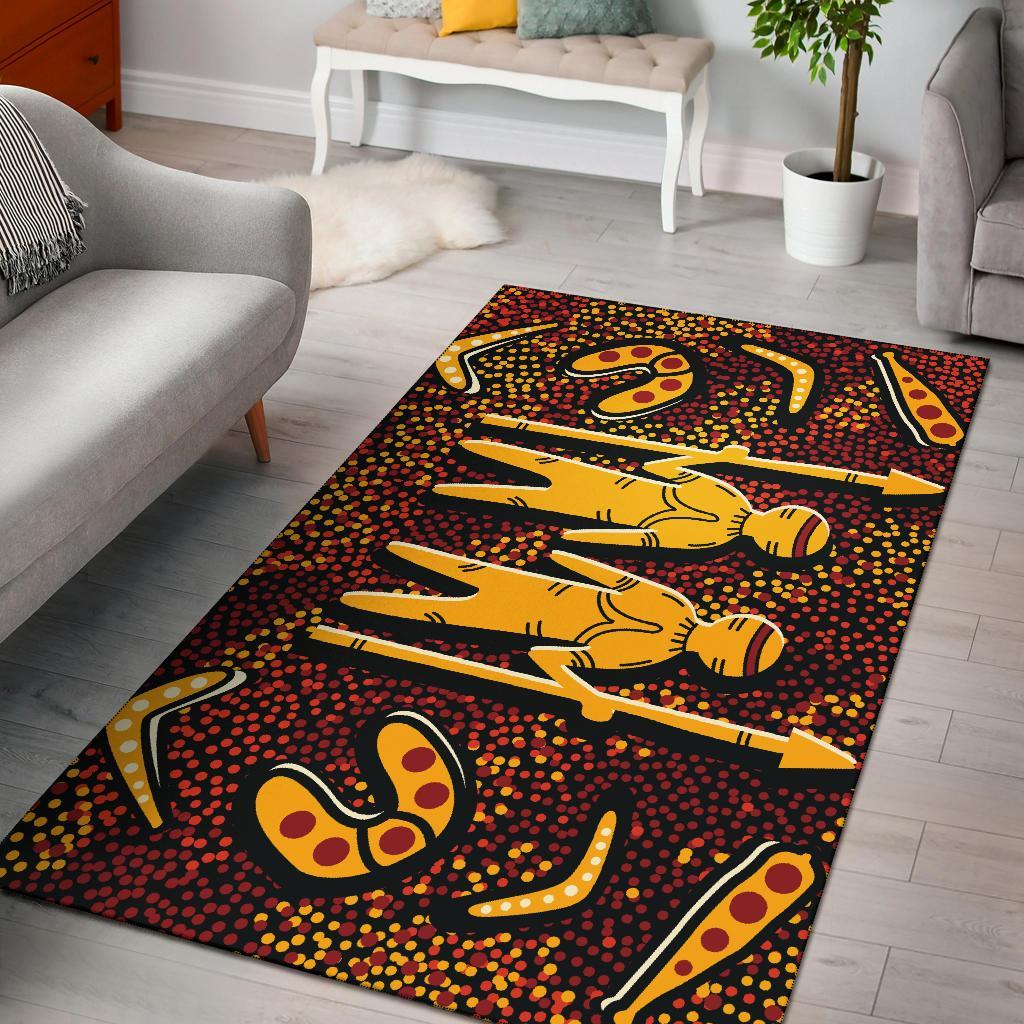 Aboriginal Area Rug - Indigenous People - Vibe Hoodie Shop