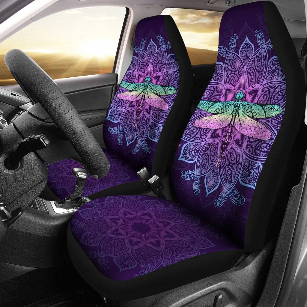 Maori Mandala Dragonfly Car Seat Covers - Vibe Hoodie Shop