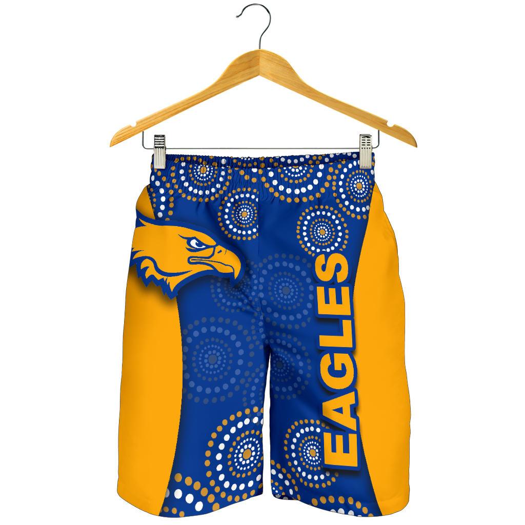 West Coast Eagles All Over Print Men's Shorts Special Aboriginal Style - Vibe Hoodie Shop