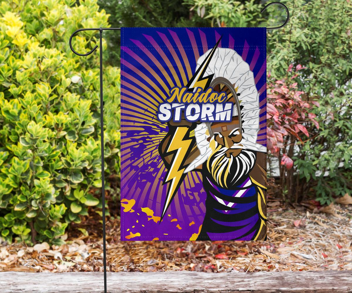 Melbourne Storm NAIDOC Week Flag Indigenous Style - Vibe Hoodie Shop