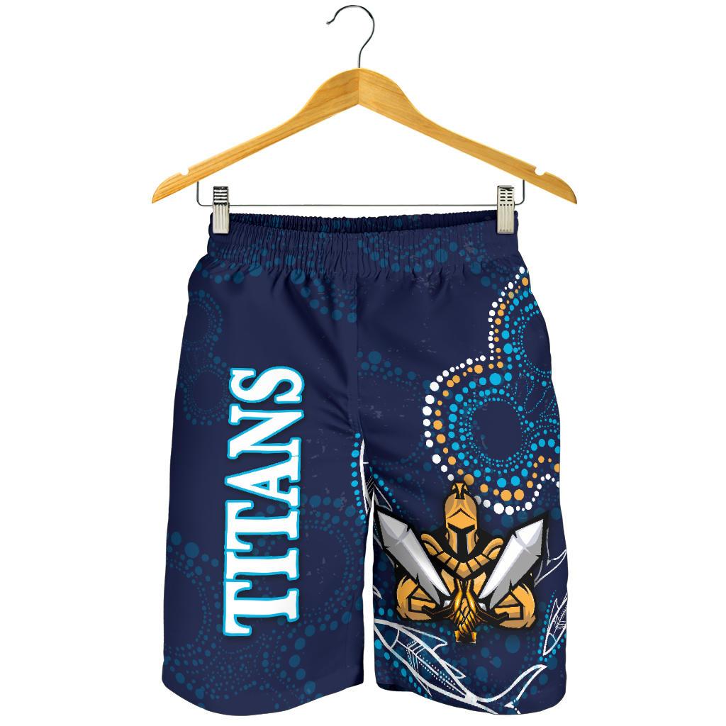 Gold Coast Men Shorts Titans Gladiator Indigenous - Vibe Hoodie Shop