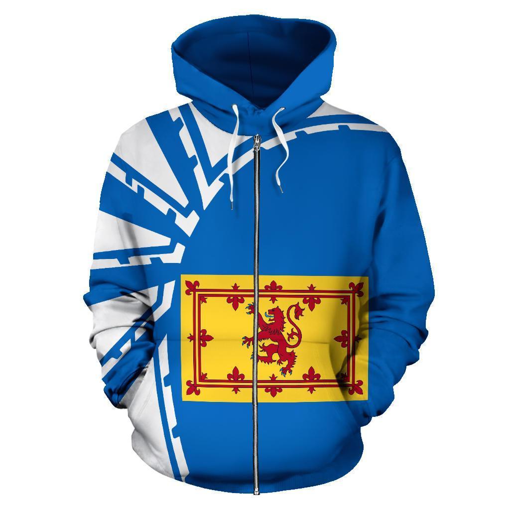 Scotland Zip Hoodie Premium Style - Vibe Hoodie Shop