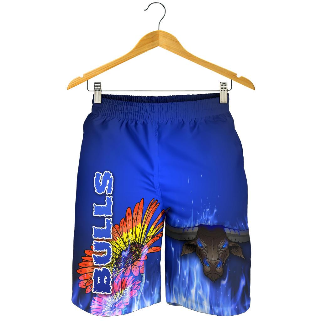 Blue Super Rugby Men Shorts Bulls Barberton Daisy - Vibe Hoodie Shop