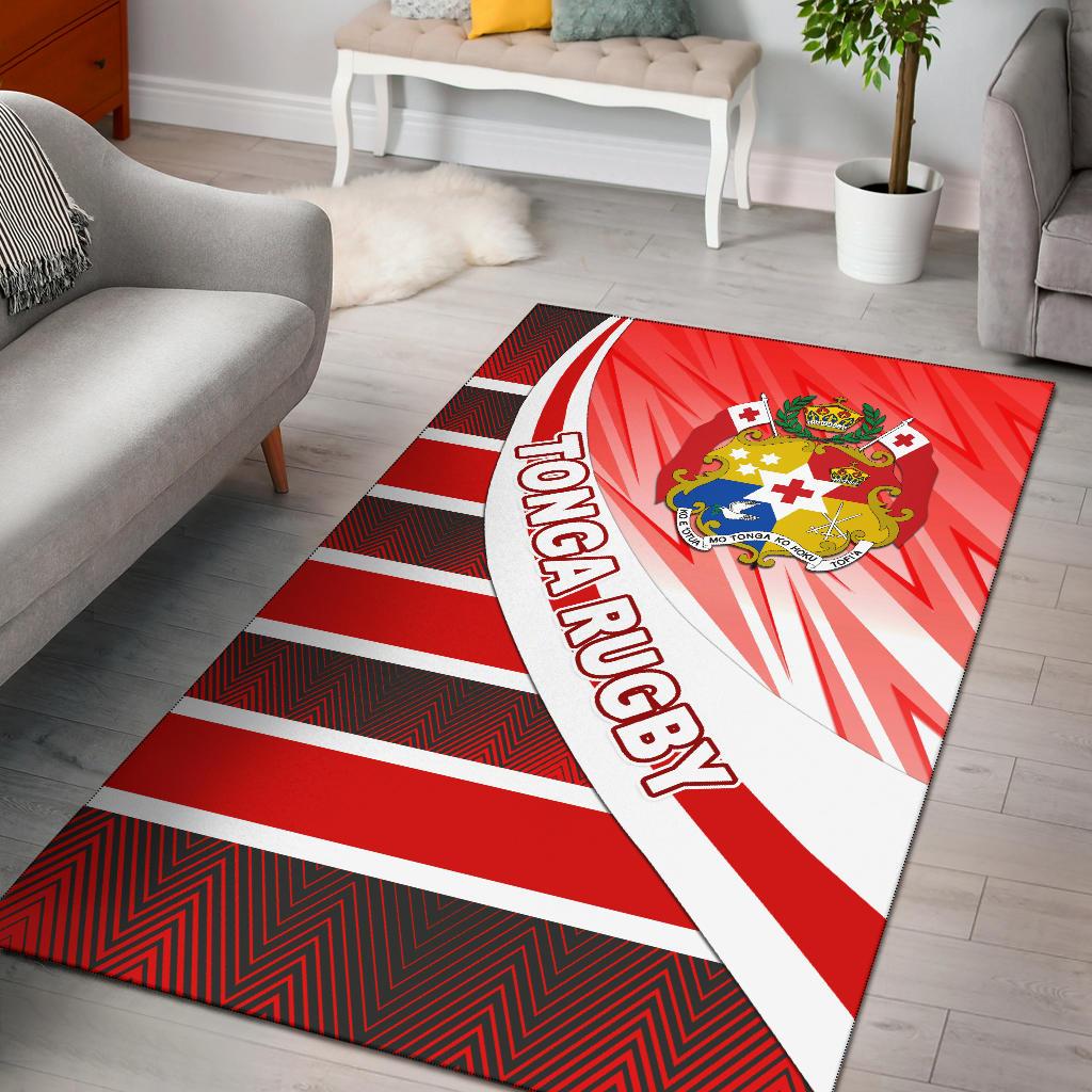 Tonga Rugby Area Rug Victorian Vibes - Vibe Hoodie Shop