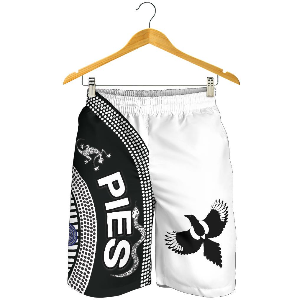 Collingwood Men Shorts Pies Unique Indigenous - Vibe Hoodie Shop