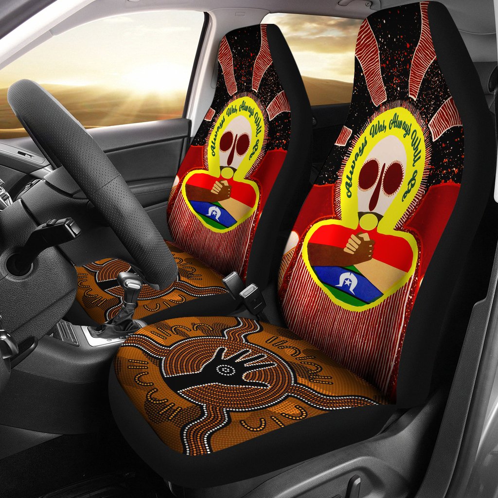 Aboriginal and Torres Strait Islanders Car Seat Covers - NAIDOC Style - Vibe Hoodie Shop