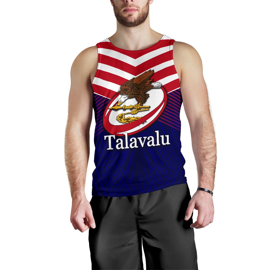 American Samoa Talavalu Rugby Men's Tank Top - Vibe Hoodie Shop