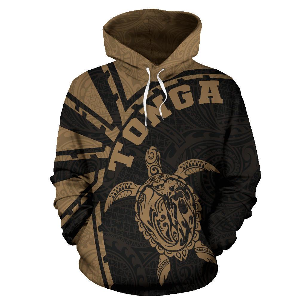 Tonga Hoodie Turtle (Gold) - Vibe Hoodie Shop