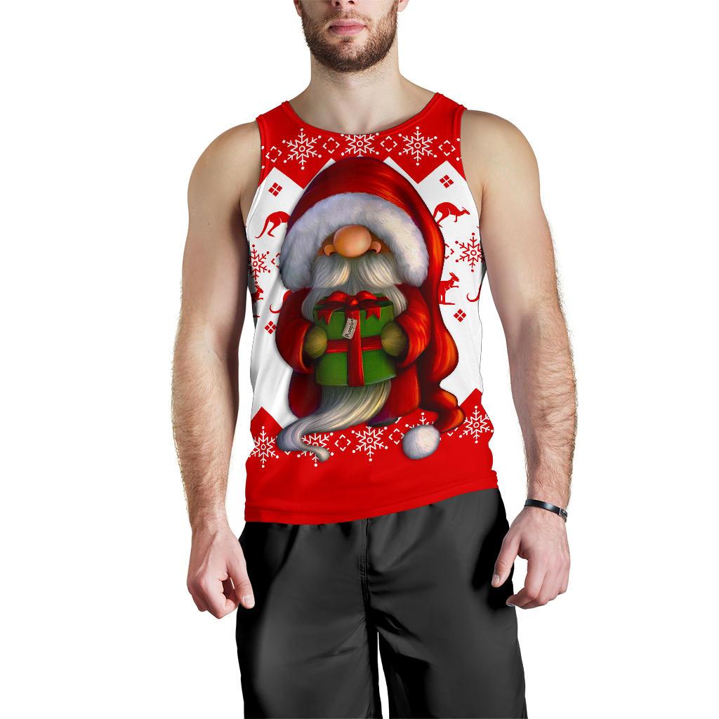 Australia Christmas Men Tank Top - Christmas Gnome Mens Tank - Vibe Hoodie Shop