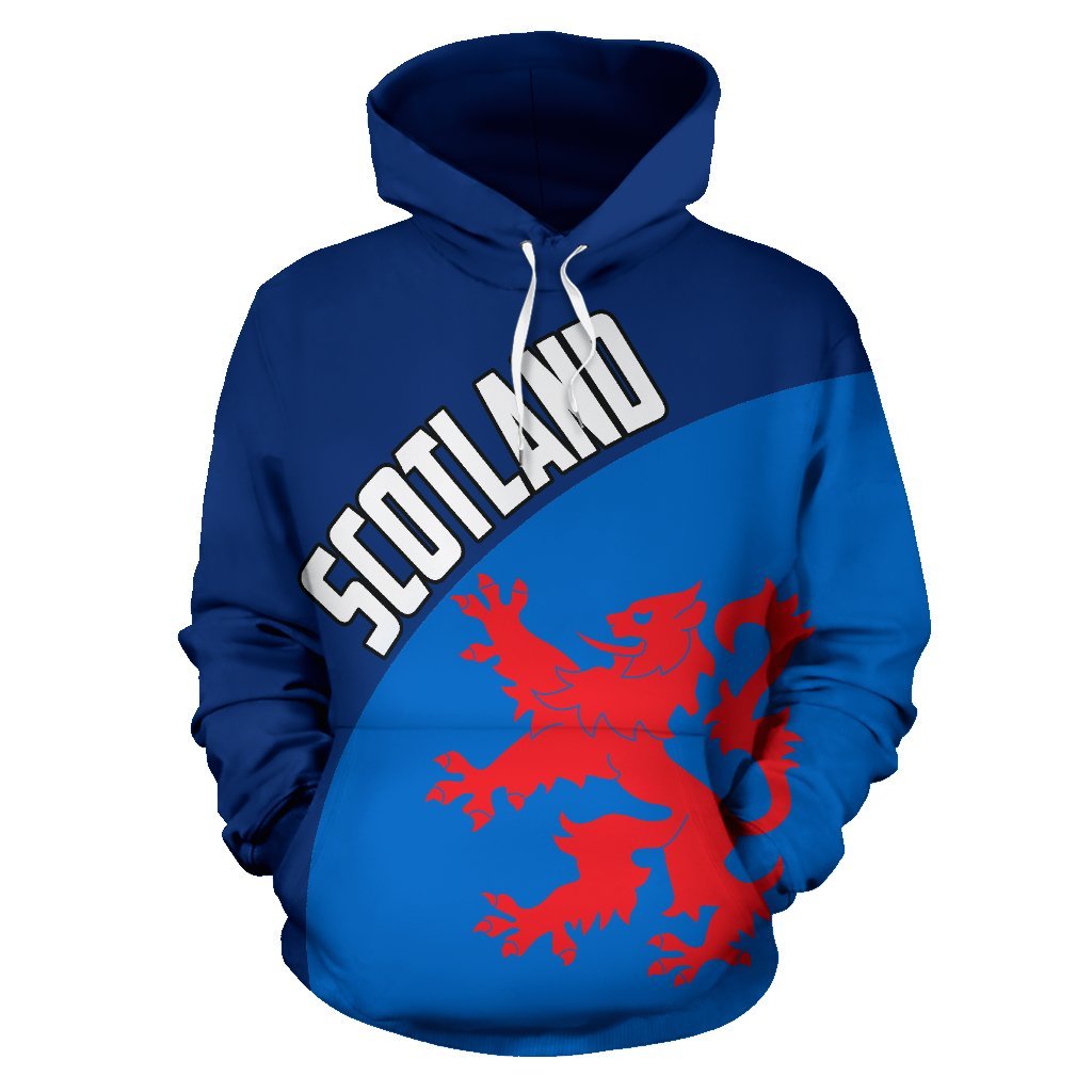 Scotland Hoodie Lion Wave Flag Color - Vibe Hoodie Shop