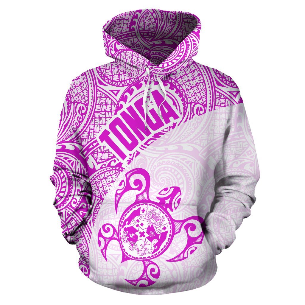 Hoodie Tonga Coat Of Arms Turtle Polynesian Pattern 08 - Vibe Hoodie Shop