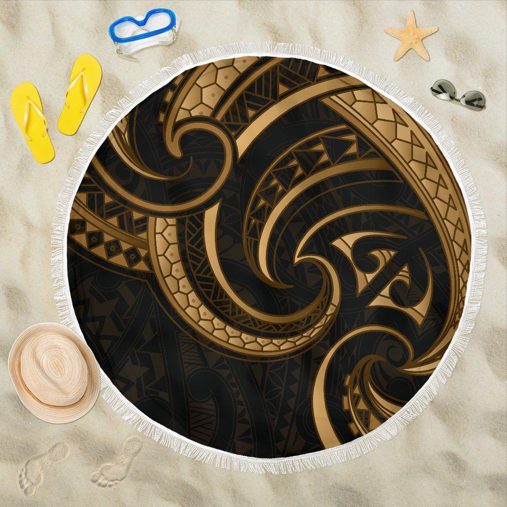 new-zealand-maori-mangopare-beach-blanket-polynesian-gold