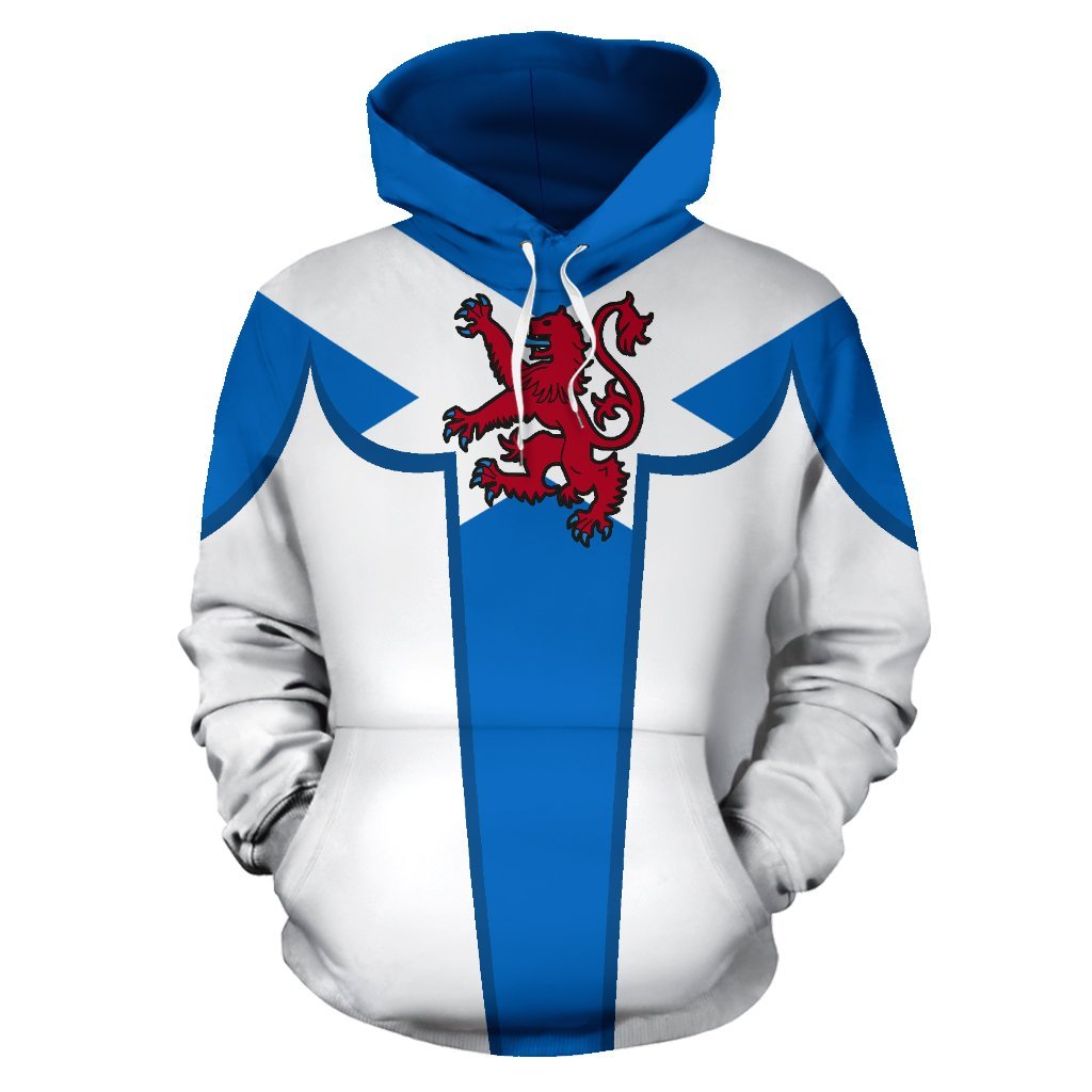 Scotland Flag Hoodie - Curve Style - Vibe Hoodie Shop