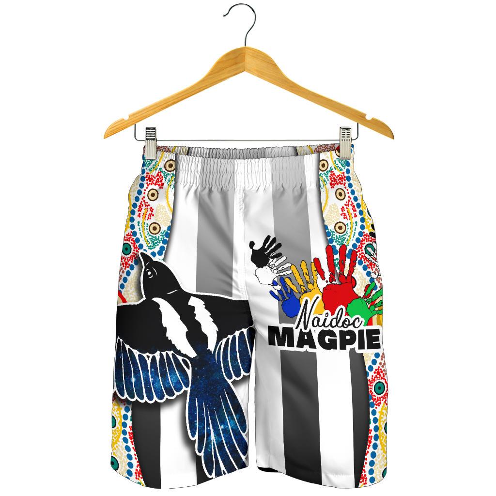 (Custom Personalised) Magpies NAIDOC Week All Over Print Men's Shorts Collingwood Modern Style - Vibe Hoodie Shop