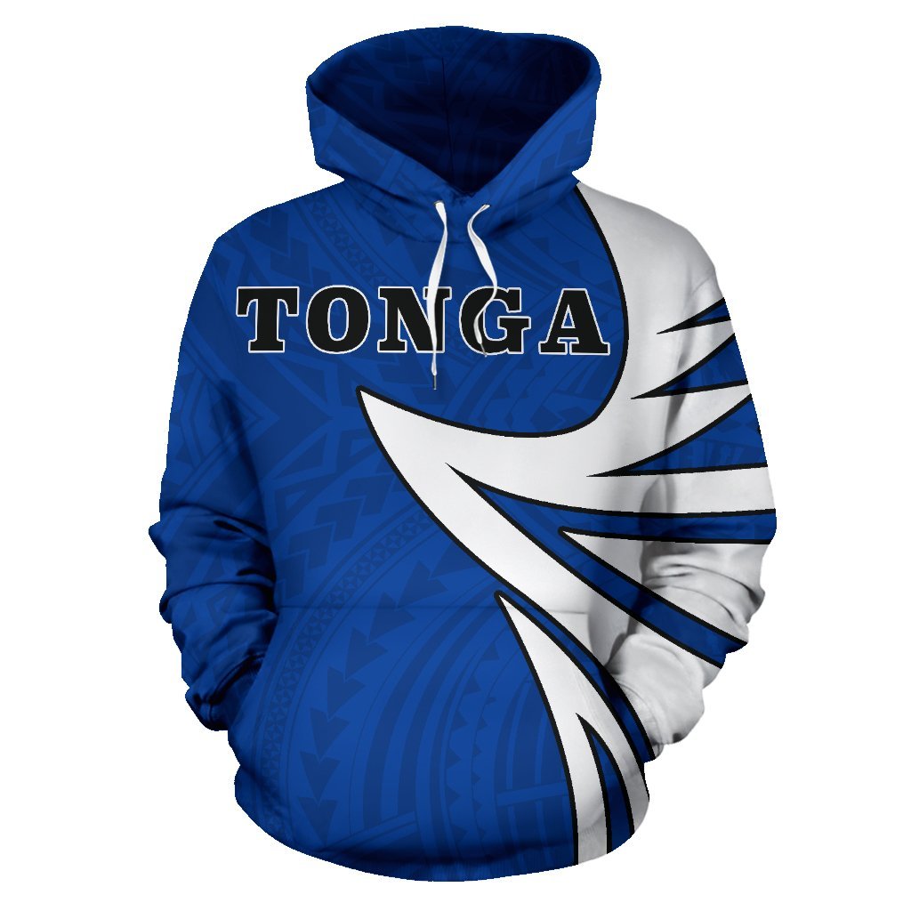 Tonga Coat Of Arms Hoodie - Warrior Style 01 - Vibe Hoodie Shop