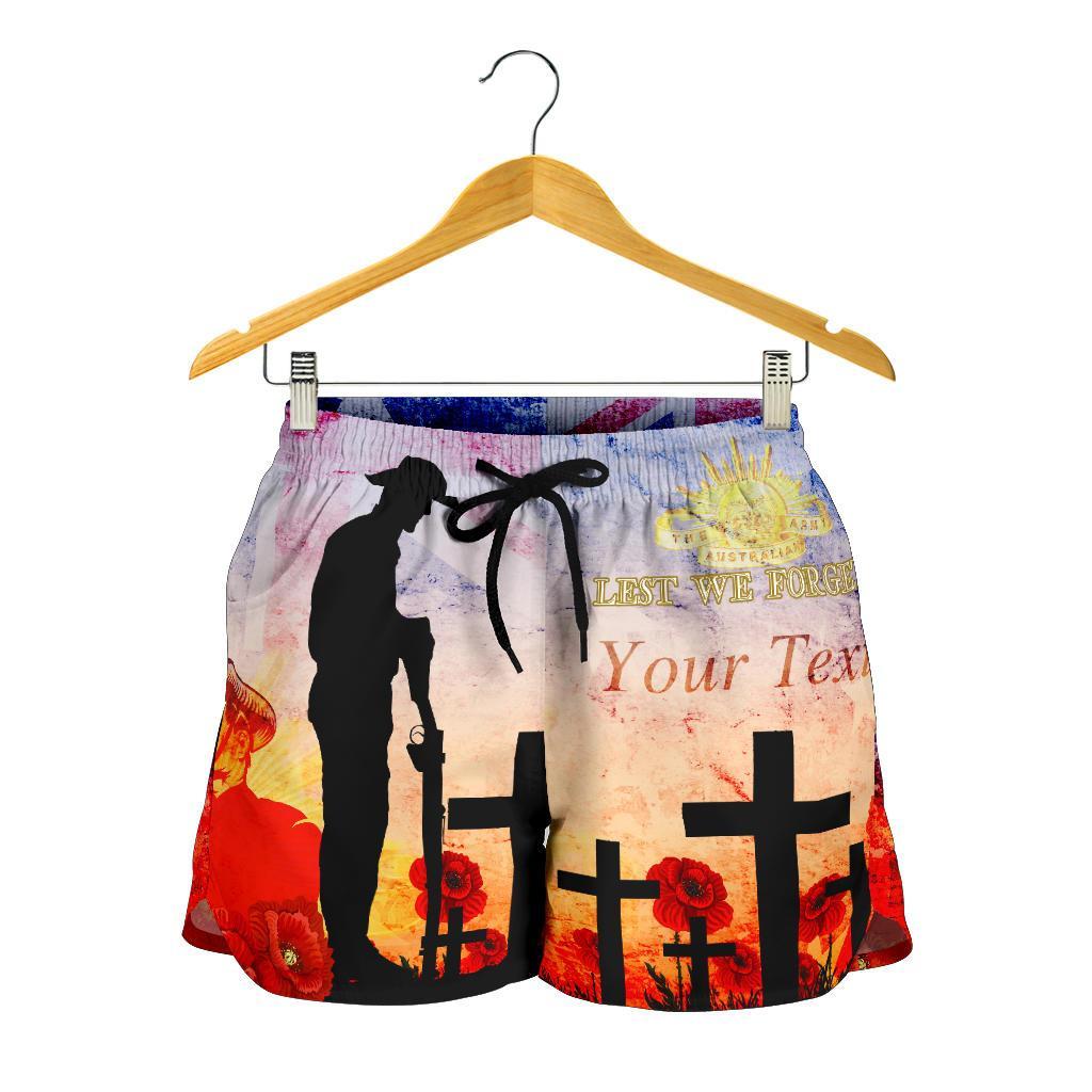 custom-anzac-womens-shorts-anzac-2020-lest-we-forget-the-australian-army