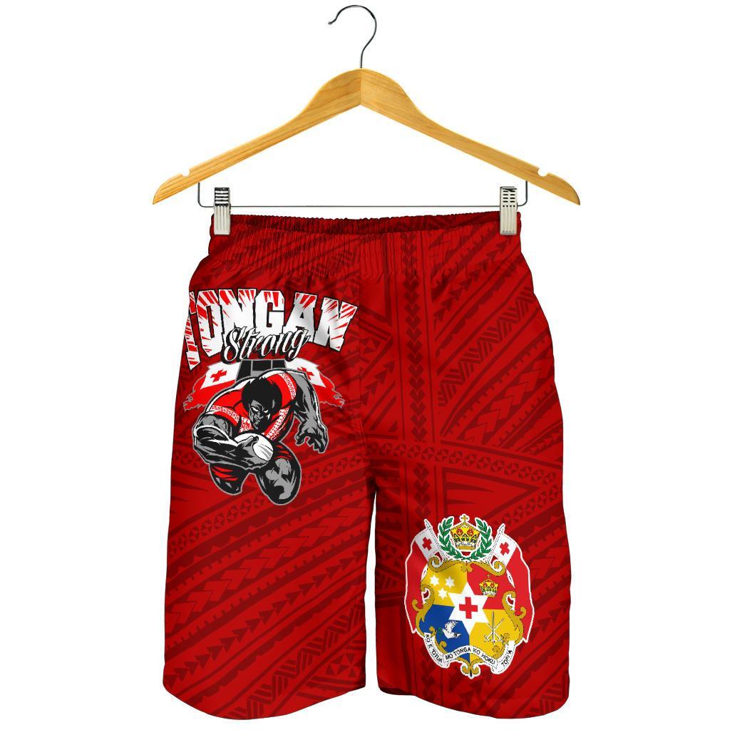 Tongan Strong Polynesian Tattoo Shorts - Vibe Hoodie Shop