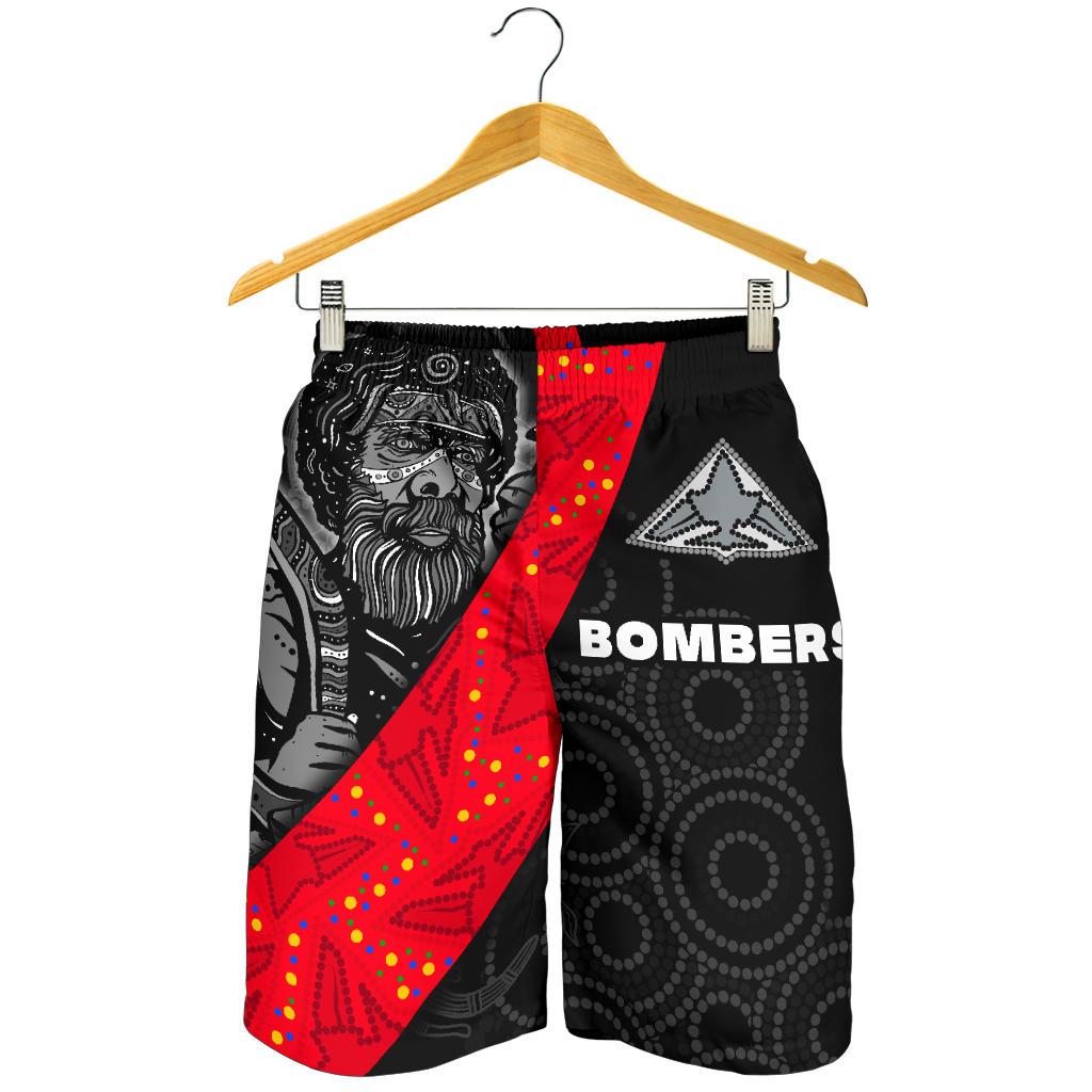 Bombers NAIDOC Week All Over Print Men's Shorts Essendon Ingenious Spesial Version - Vibe Hoodie Shop