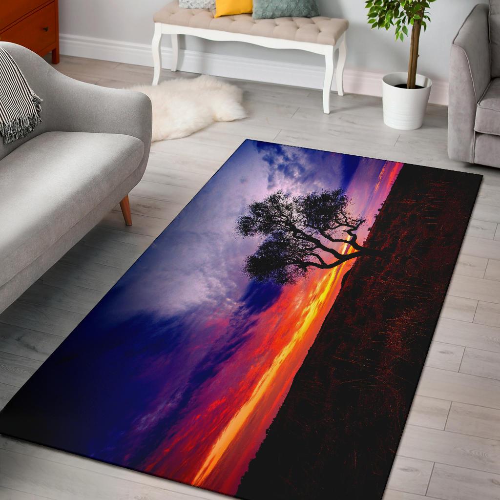 Area Rug - Australia Sky View, The Forest is Growing - Vibe Hoodie Shop